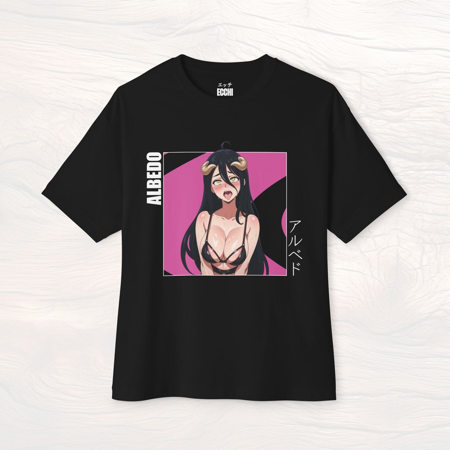 AHEGAO ALBEDO BOXY TEE SHIRT