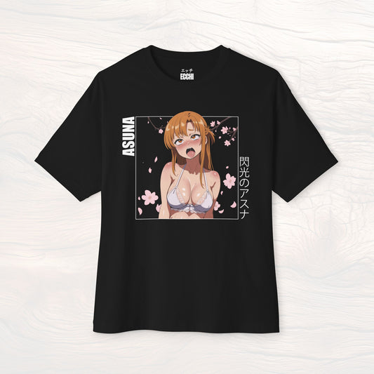 ASUNA AHEGAO - "LIGHTNING FLASH" - BOXY TEE SHIRT