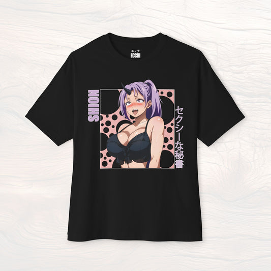 SHION - "SEXY SECRETARY" - BOXY TEE SHIRT