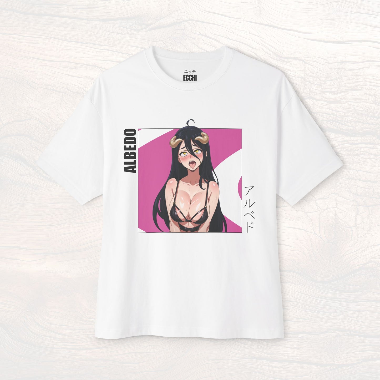 AHEGAO ALBEDO BOXY TEE SHIRT