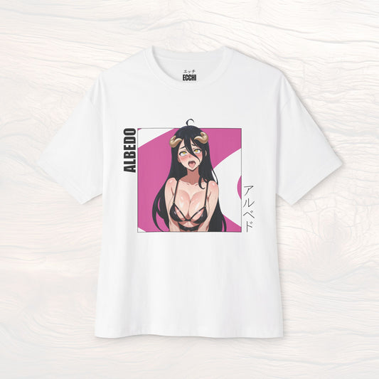 AHEGAO ALBEDO BOXY TEE SHIRT